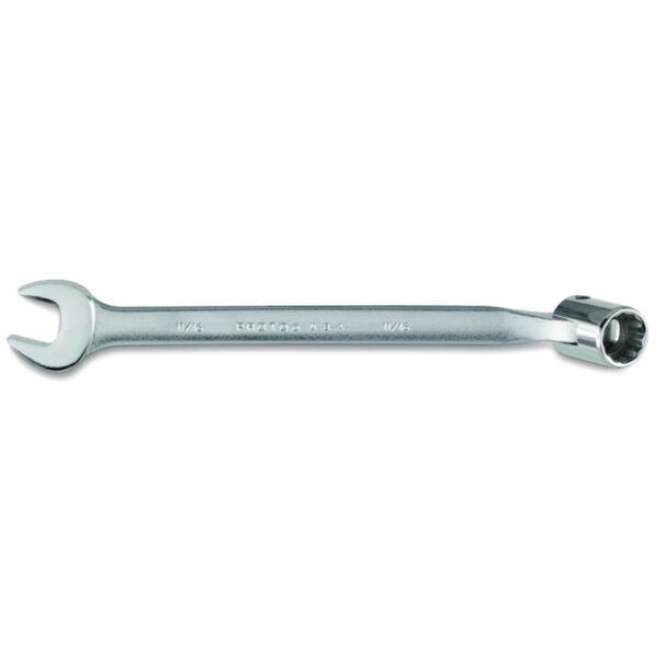 Satin Combination Flex-Head Wrench 11/16" - 12 Point