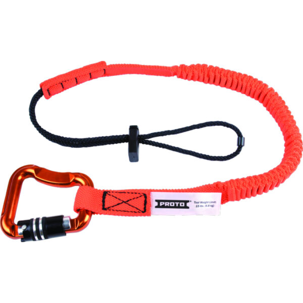 proto Elastic Lanyard -1 Triple Lock Carabiner 32"