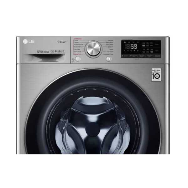 LG Washing Machine Front Load 9 KG Steel