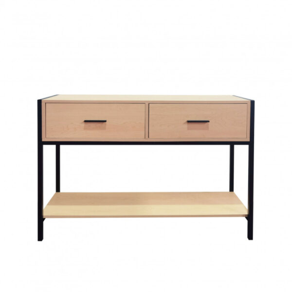 Brown console table