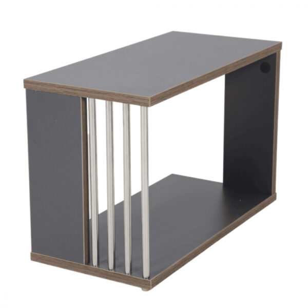 Distinctive wooden side table Negro model in distinctive wood color