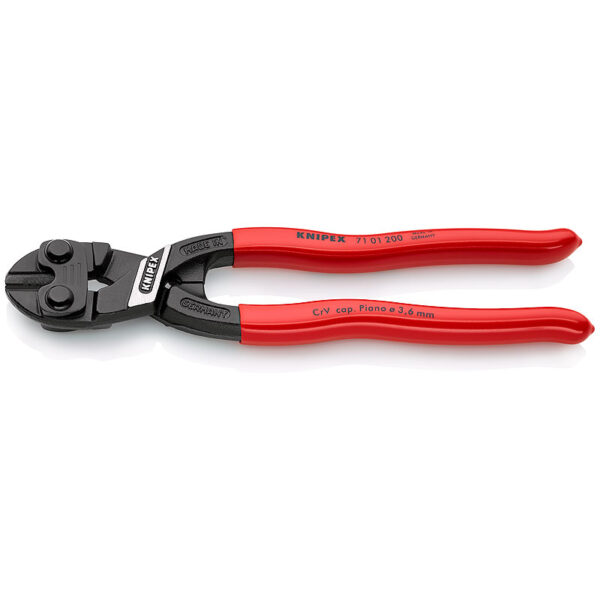 knipex Cobolt Compact Bolt Cutters Black Atramentized 200 mm