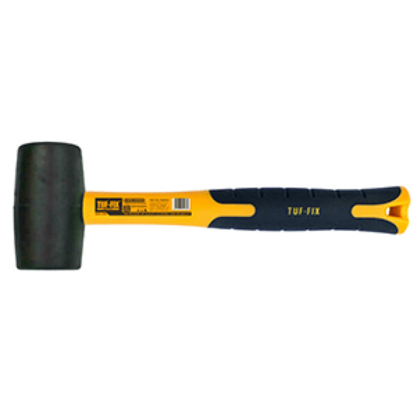 tuf-fix Rubber Hammer 16Oz-450g Fiber Handle