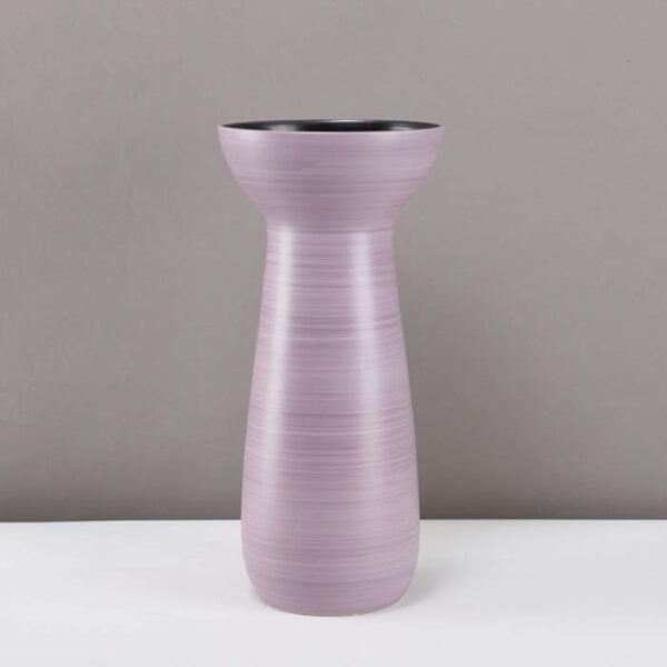 Purple rose vases with a modern design