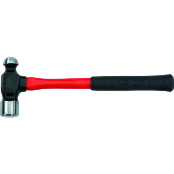 24 Oz Ball Pein Hammer - Industrial Fiberglass Handle