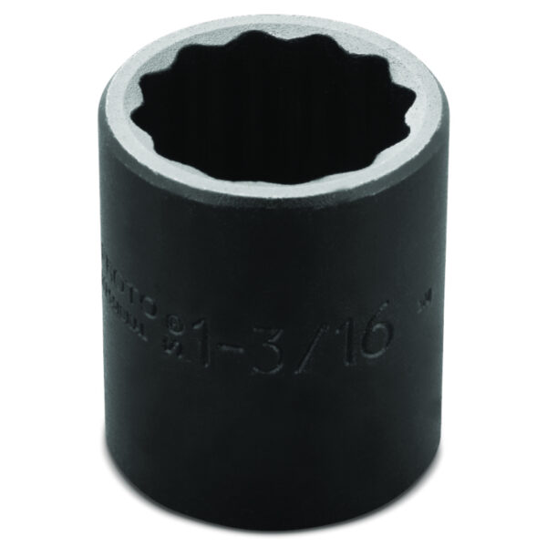 proto 1/2" Drive Impact Socket 1-3/16" - 12 Point