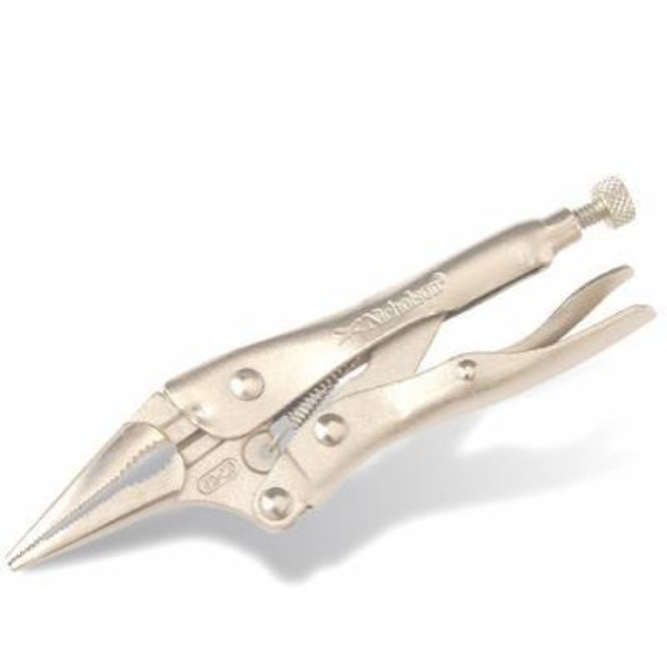 Nicholson 9" Long Nose Locking Pliers With Wire Cutter