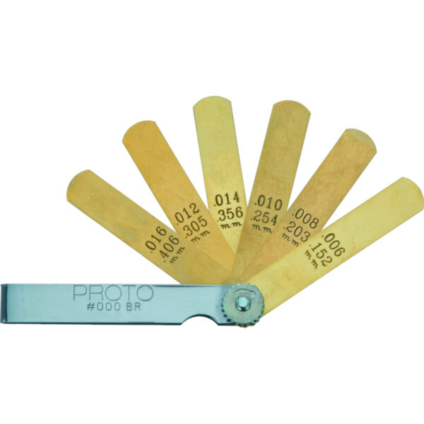 proto 6 Blade Non-Magnetic Feeler Gauge Set