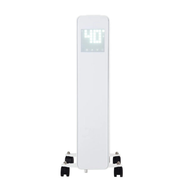 Platinum Oil Heater With Digital LED Screen - 11 Fins - 2500 W - White - OH-1100