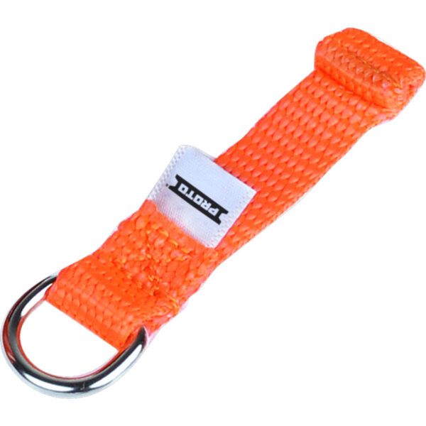 proto Standard Web Tether With Metal D-Ring 0.50" X 2.50" Orange