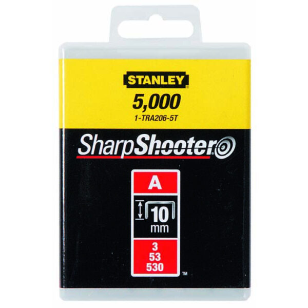 stanley Staples Light Duty 10mm/ 3/8'' 1000 Pcs/Box A Type