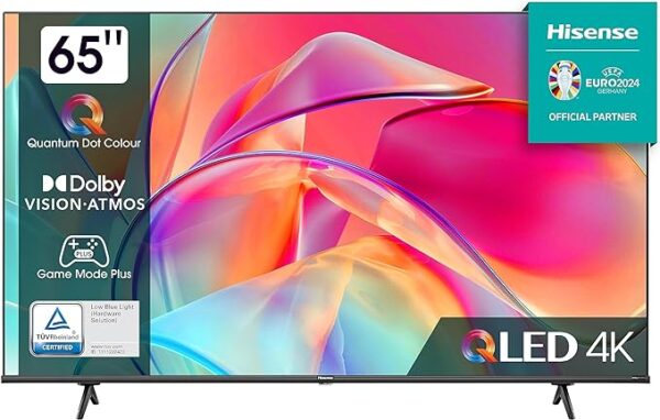 Hisense screen, 65 inches, QLED, 120 Hz